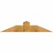 Ekena Millwork Portland Rough Sawn Timber Gable Bracket, Western Red Cedar, 48"W x 10"H x 4"D x 6"F, 5/12 Pitch GBW048X10X0406POR00RWR - alternate 1